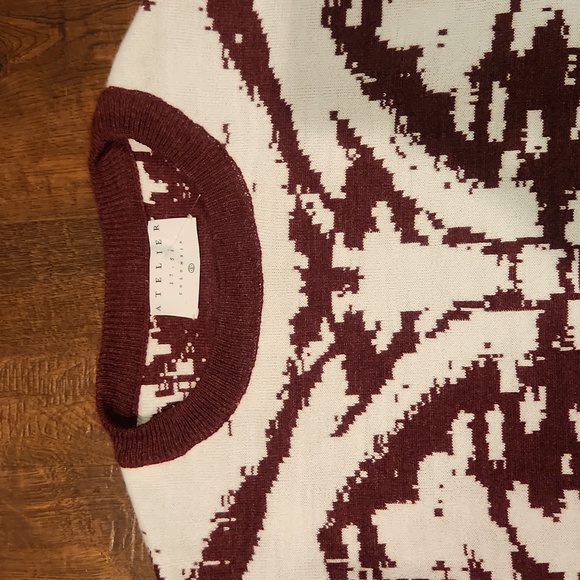 ATELIER FIORELLA RED SWEATER - Picture 7 of 8